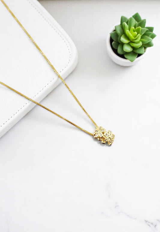 Collar Dana Gold Baño de Oro 24k