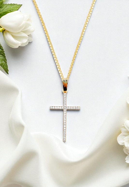 Collar Fe Microcircones Gold 24k