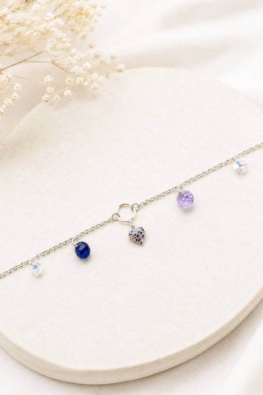 Pulsera Amistad Plata 925 Cristal Swarovski®