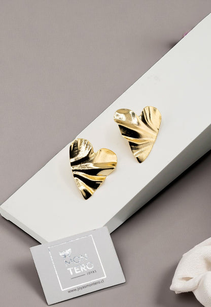 Aros Josefina Baño de Oro de 24k