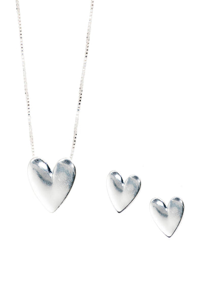 Conjunto Beatriz Con Baño de Oro Blanco