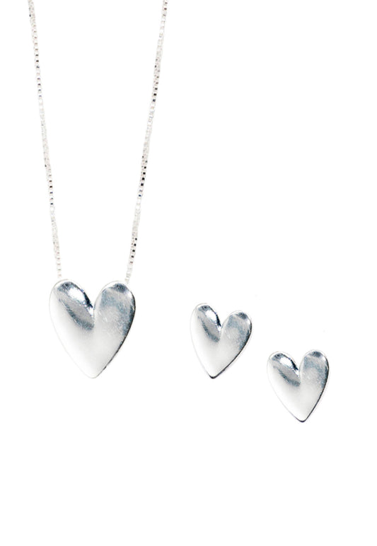 Conjunto Beatriz Con Baño de Oro Blanco