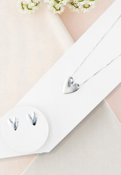 Conjunto Beatriz Con Baño de Oro Blanco