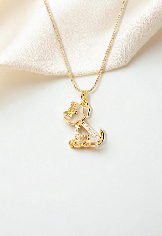 Collar Vitto Microcircones Baño Oro 24K