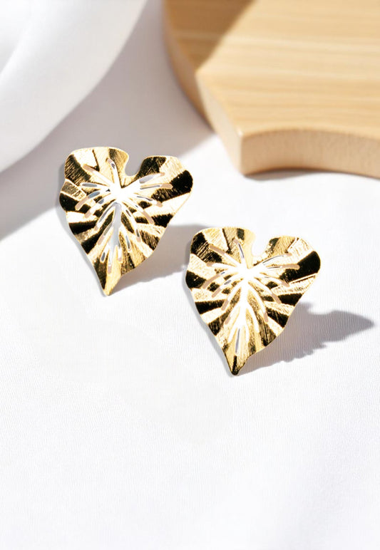 Aros Olivia Baño de Oro de 24 k