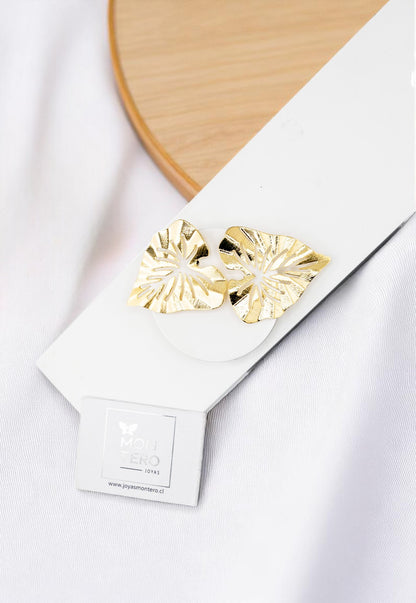 Aros Olivia Baño de Oro de 24 k