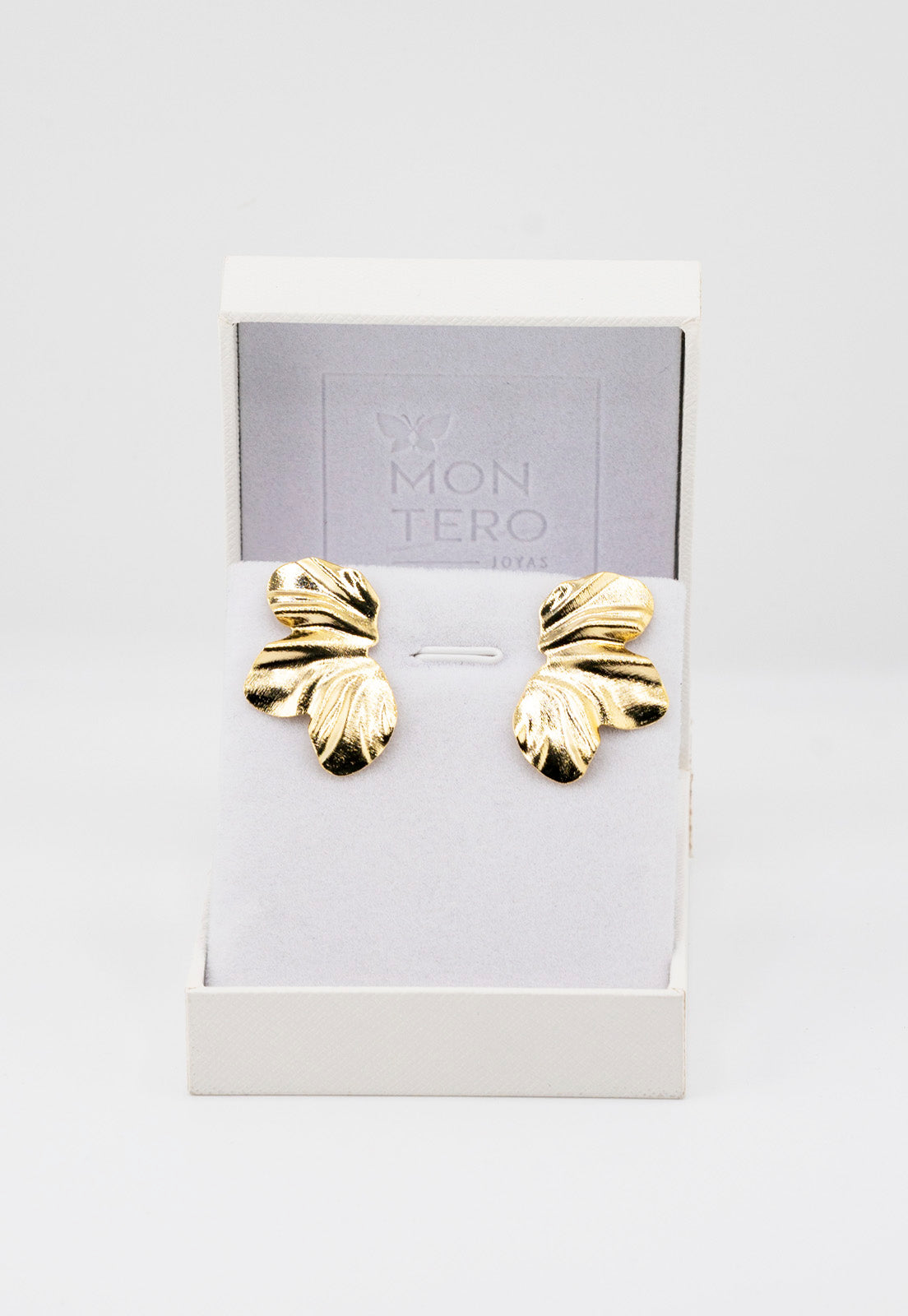 Aros Luna Baño de Oro 24k