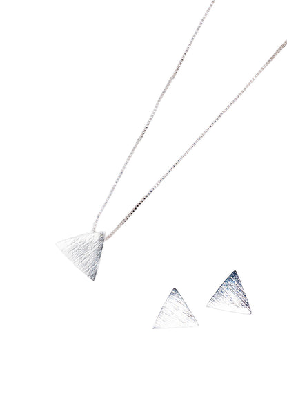 Conjunto Africa Con Baño de Oro Blanco