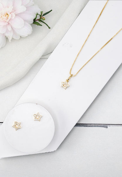 Conjunto Aurora Gold 24K Micro Circones