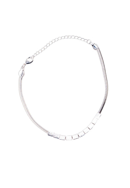 Pulsera Maya Silver Con Baño de Oro 24k