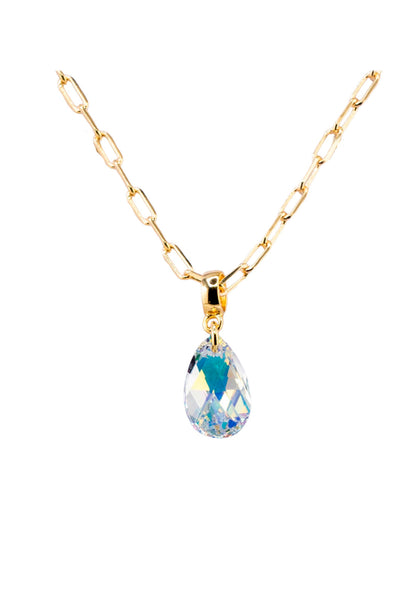 Collar Chiara Palermo Gold 24K Cristal Swarovski® Aurora Boreal