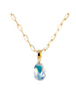 Collar Chiara Palermo Gold 24K Cristal Swarovski® Aurora Boreal
