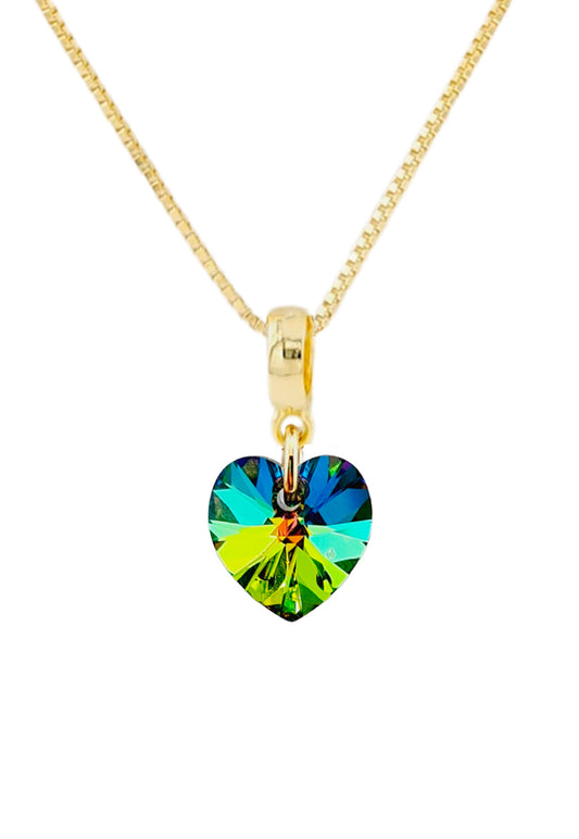 Collar Romance Gold 24K Cristal Swarovski® Vitral Medium