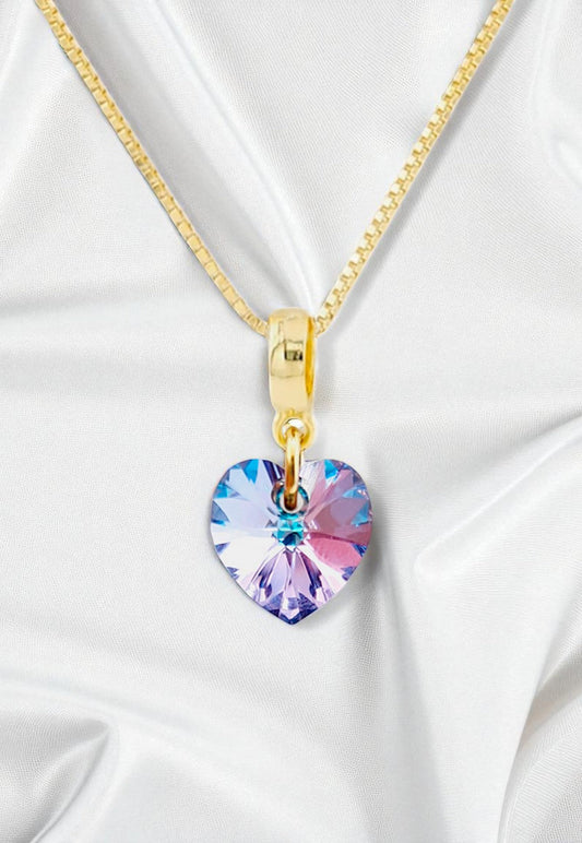 Collar Romance Gold 24K Cristal Swarovski® Vitral Light