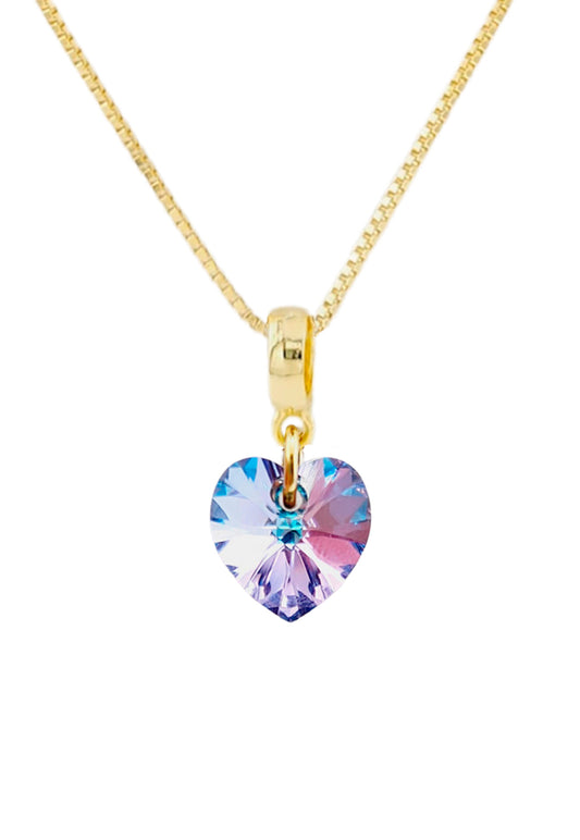 Collar Romance Gold 24K Cristal Swarovski® Vitral Light
