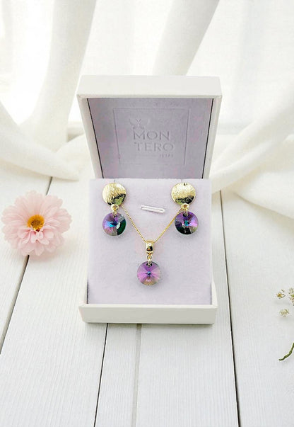 Conjunto Amelia Gold 24K Cristal Paradise Shinne