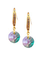 Aros Aurora Gold 24K Cristal Swarovski® Paradise Shinne