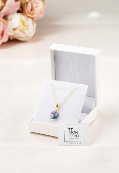 Collar Aurora Gold 24K Cristal Swarovski® Paradise Shinne