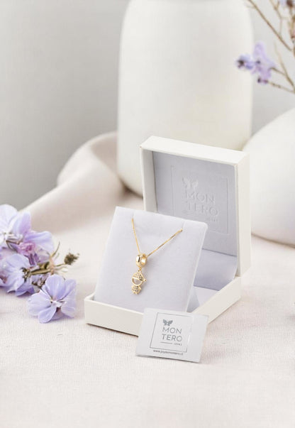 Collar Ignacio Gold Baño de Oro 24k Microcircones