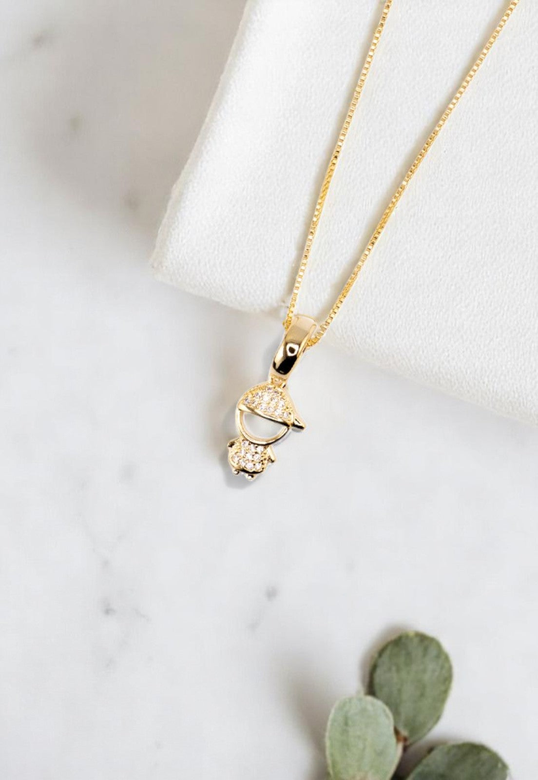 Collar Ignacio Gold Baño de Oro 24k Microcircones