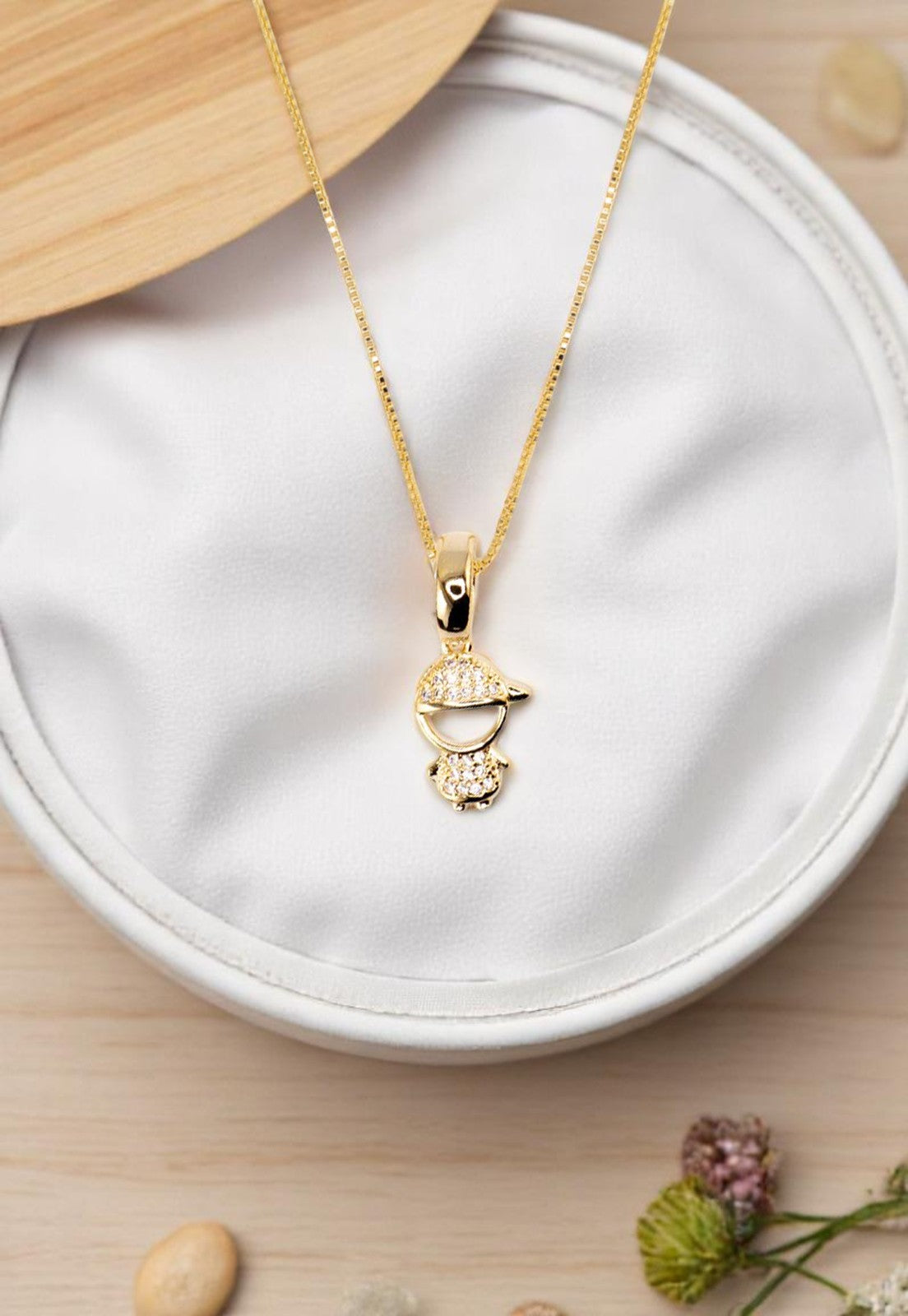 Collar Ignacio Gold Baño de Oro 24k Microcircones