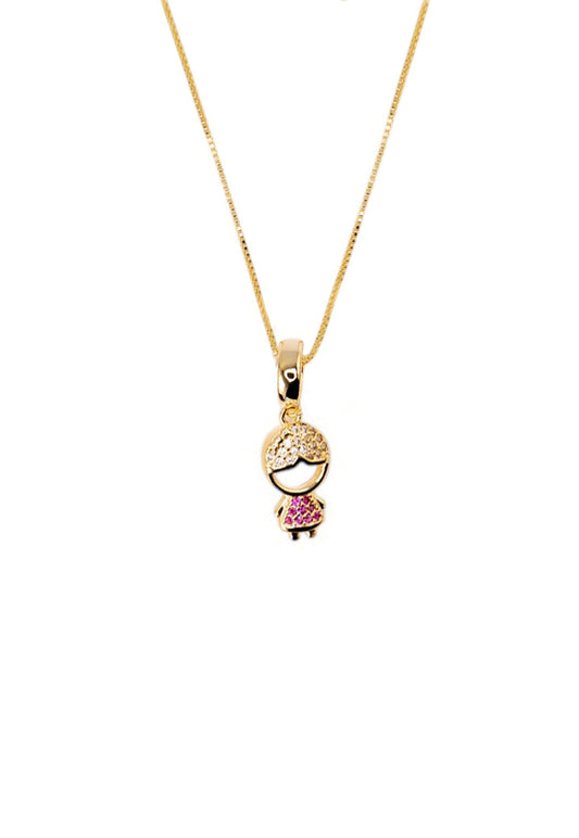 Collar Ignacia Gold 24K Microcircones