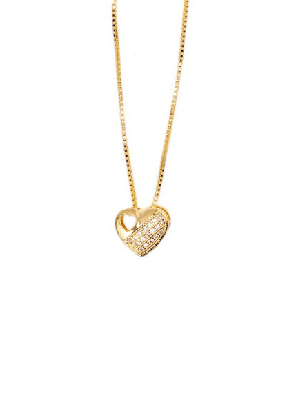 Collar Celia Gold Baño de Oro 24k Microcircon