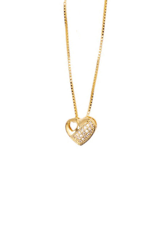 Collar Celia Gold Baño de Oro 24k Microcircon