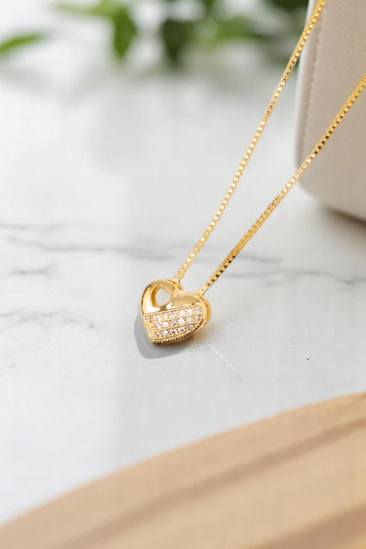 Collar Celia Gold Baño de Oro 24k Microcircon