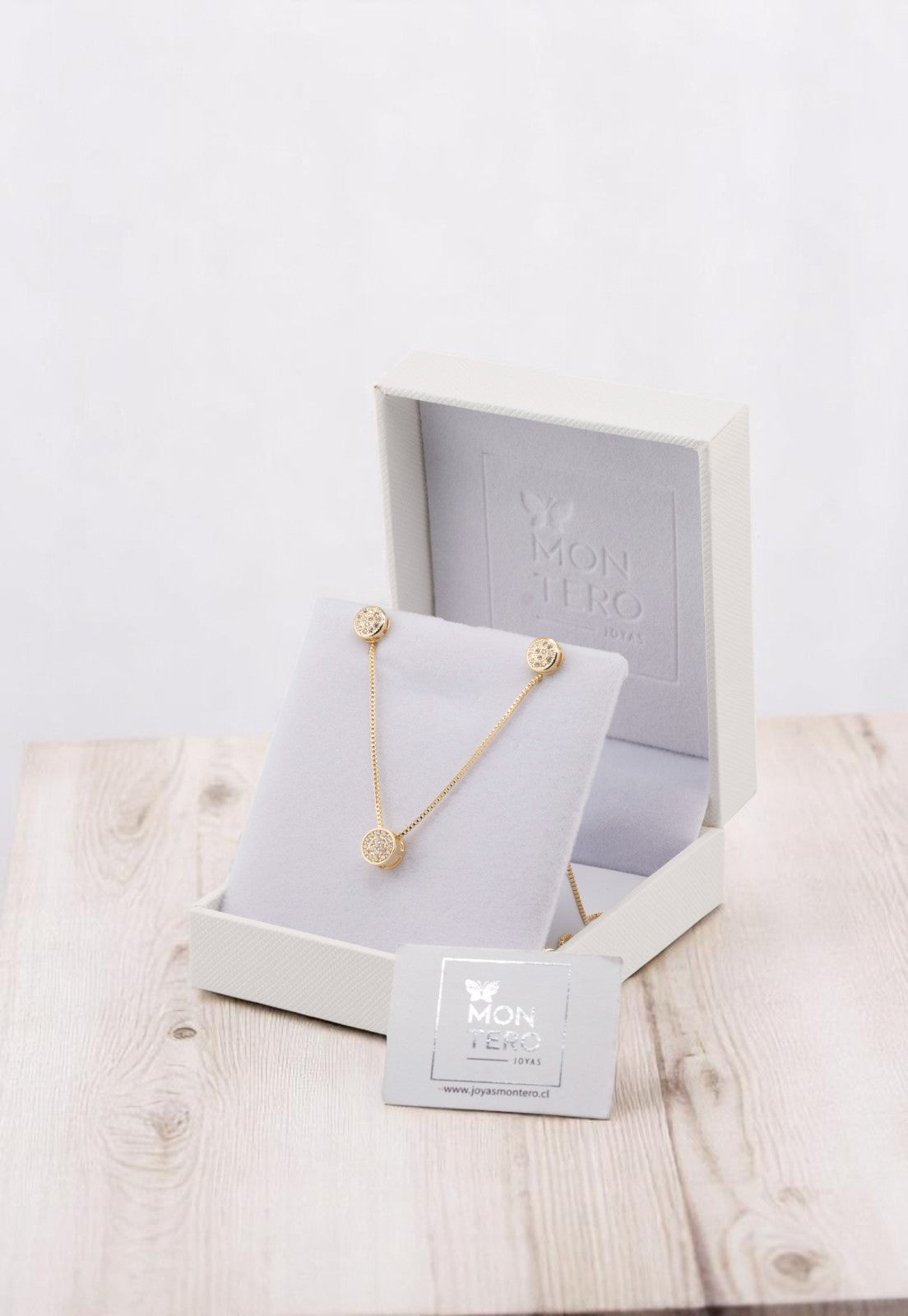 Conjunto Catarina Gold 24k Microcircones