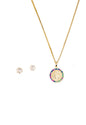 Conjunto San Benito Colores Gold 24K Microcircones