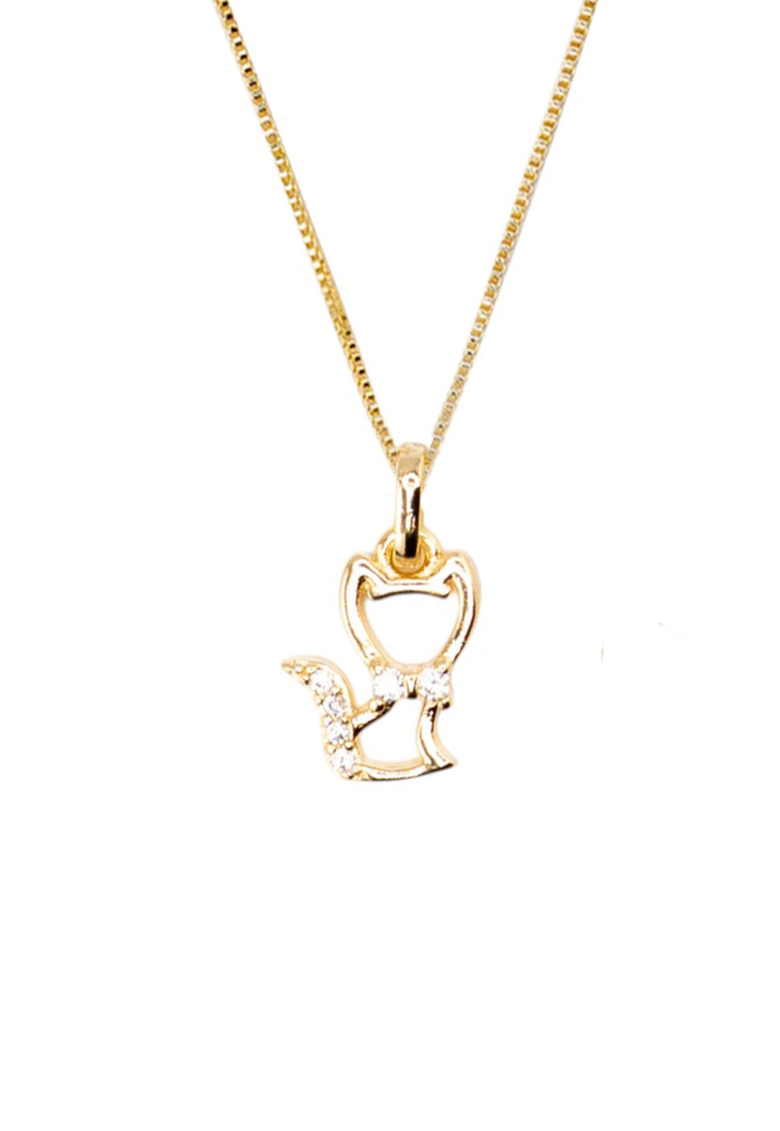 Collar Milu Gold Baño de Oro 24k Microcircon