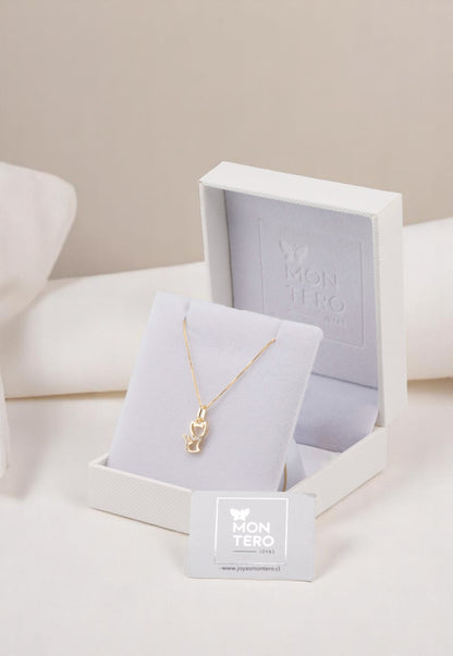 Collar Milu Gold Baño de Oro 24k Microcircon