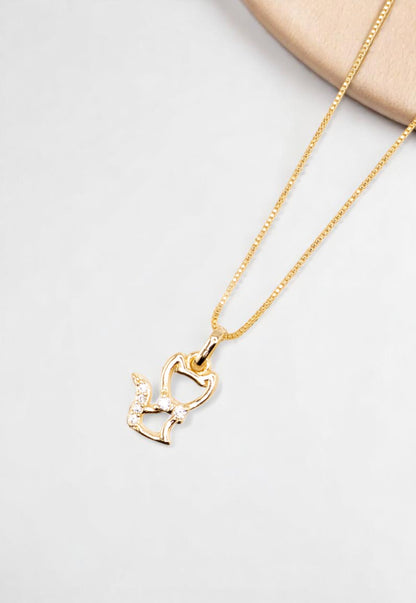 Collar Milu Gold Baño de Oro 24k Microcircon