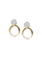 Aros Lilly Gold Baño de Oro 24K