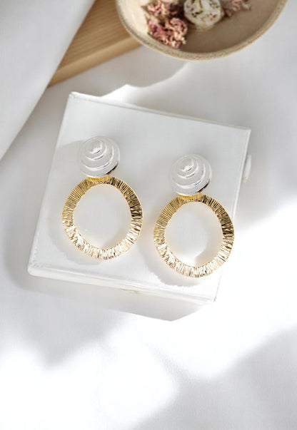 Aros Monaco Gold Baño de Oro 24k