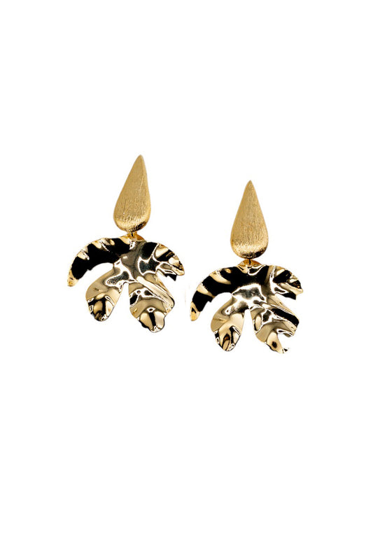 Aros Toscana Gold Baño de Oro 24k