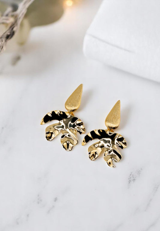 Aros Toscana Gold Baño de Oro 24k