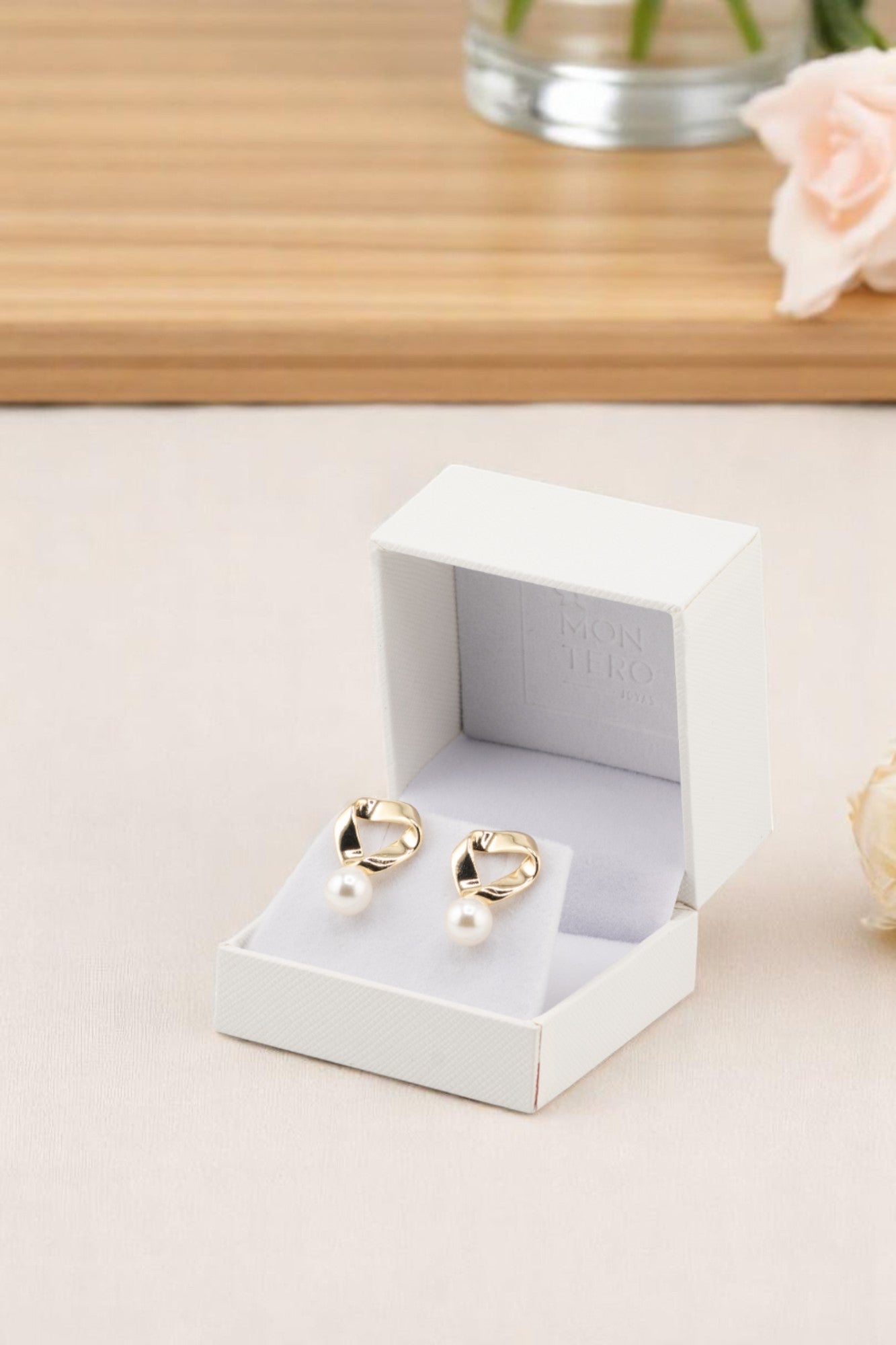 Aros Rania Gold Baño de Oro 24k