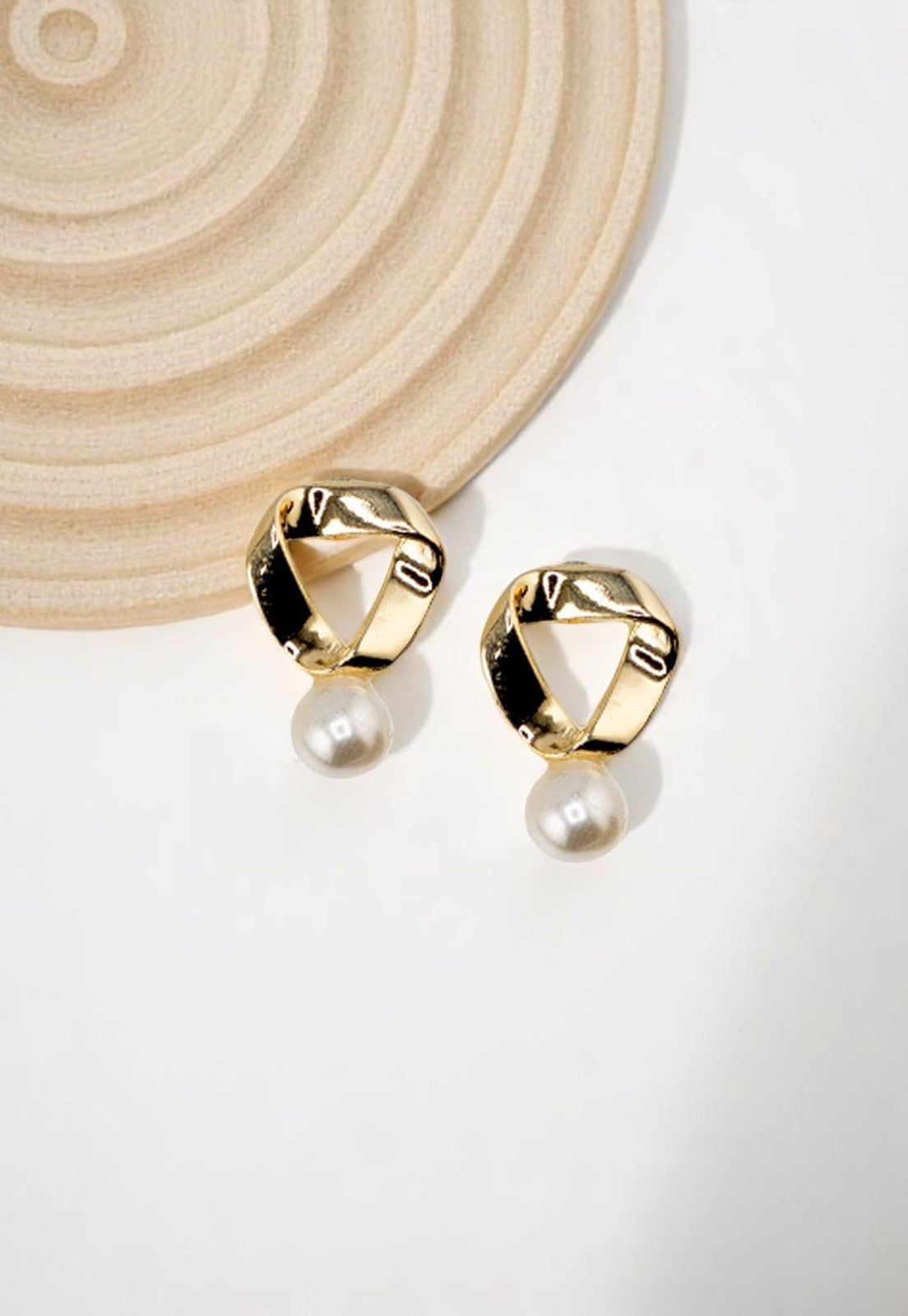 Aros Rania Gold Baño de Oro 24k