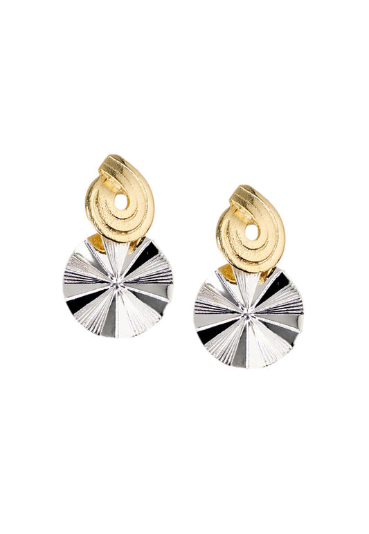 Aros Milena Gold Baño de Oro 24k