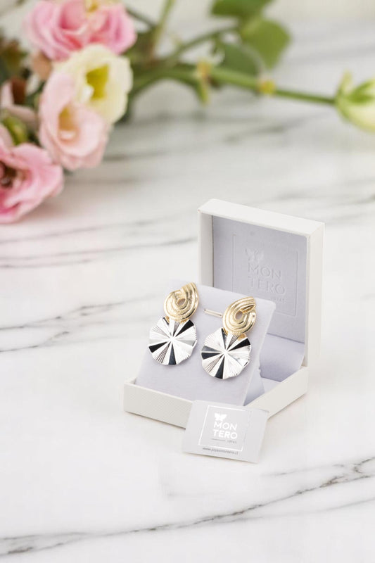 Aros Milena Gold Baño de Oro 24k