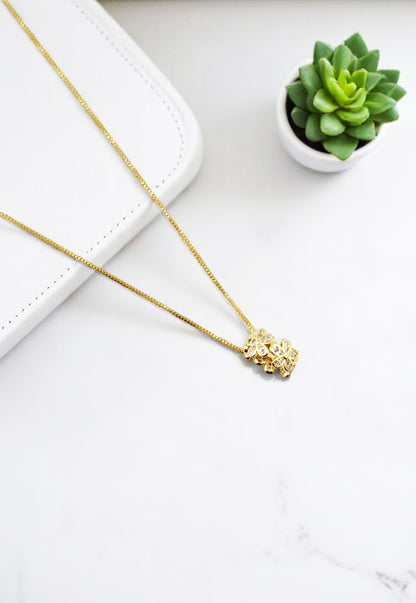 Collar Dana Gold Baño de Oro 24k