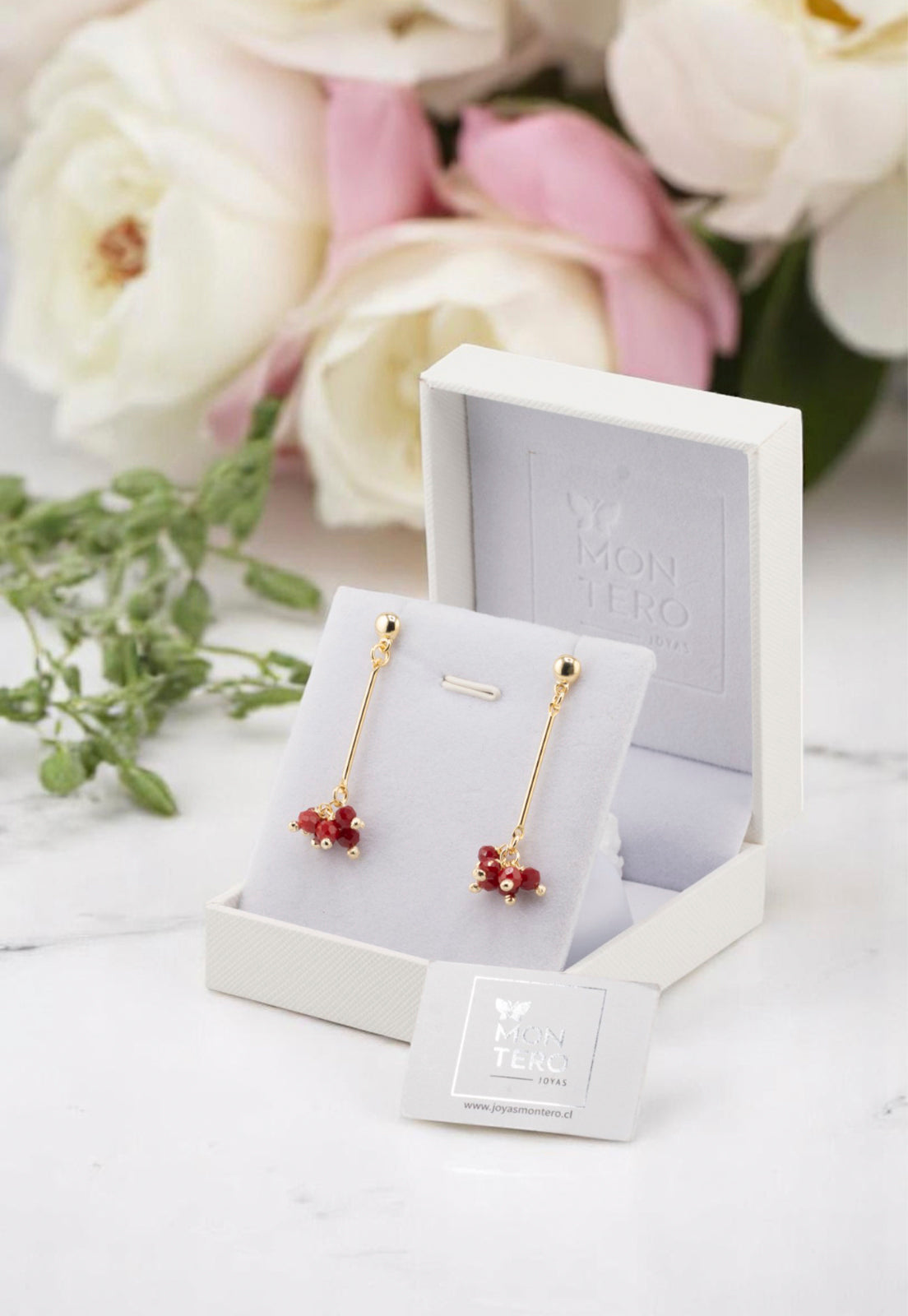 Aros Tessa Red Gold 24K