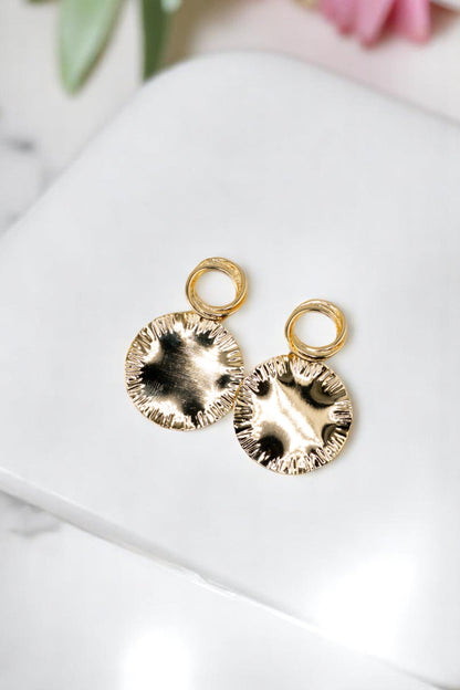 Aros Aria Gold Baño de Oro 24K