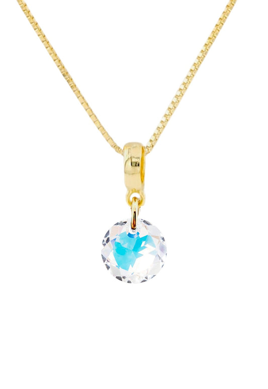 Collar Bali Gold 24K Cristal Swarovski® Aurora Boreal