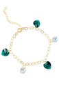 Pulsera Romance Gold 24K Cristal Swarovski® Emerald