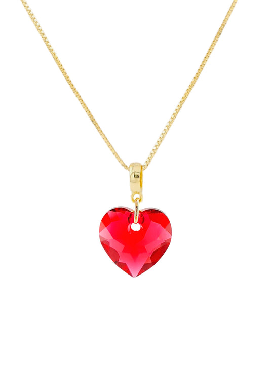 Collar Amor Gold 24K Cristal Swarovski® Siam