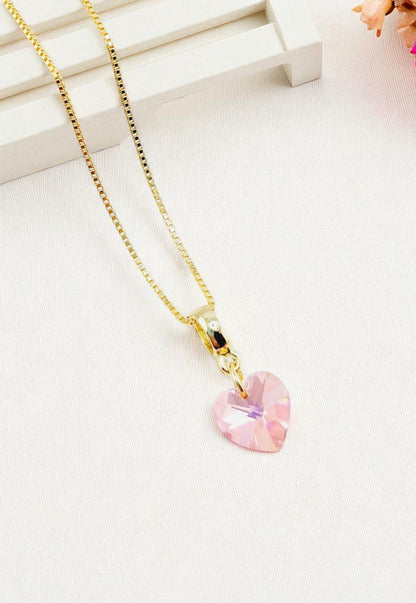 Conjunto Romance Gold 24K Cristal Swarovski® Light Rose
