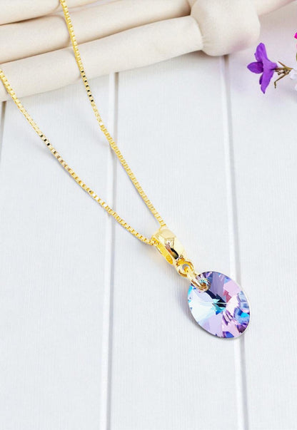 Conjunto Praga Baño Oro 24K Cristal Genuino Vitral Light